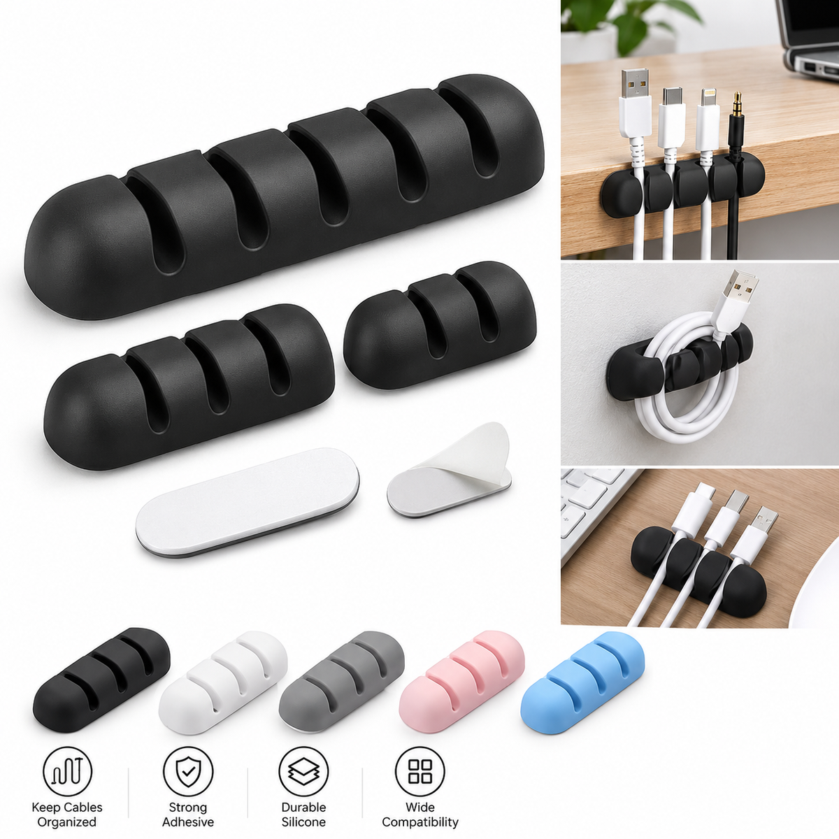 Desk Cable Organizer