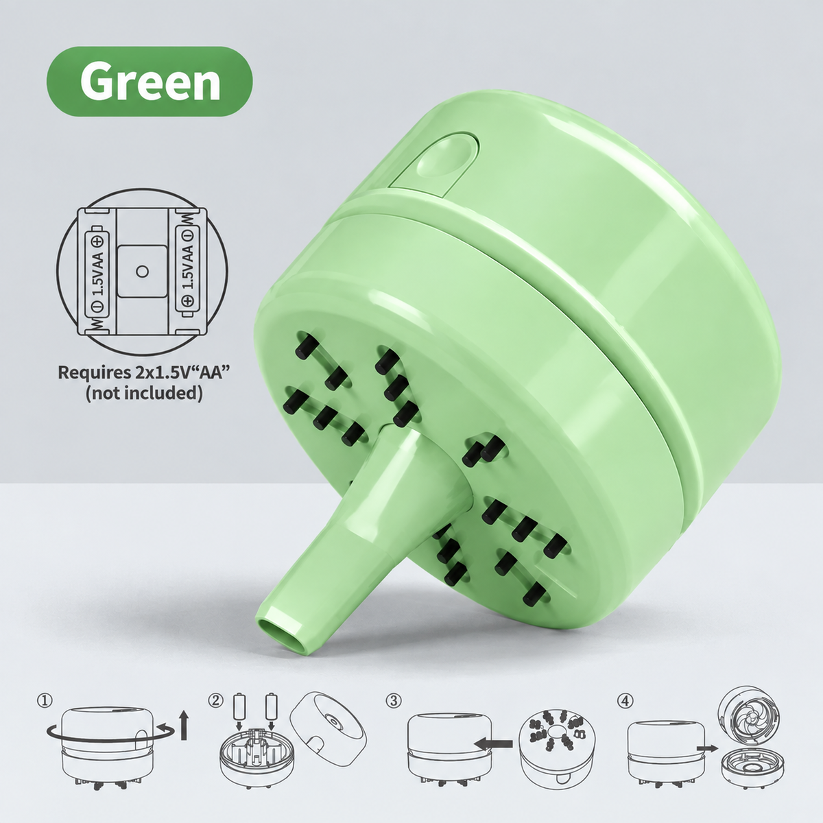 MiniDesk™ Cordless Desk Vacuum | Quick Cleanups for Your Workspace